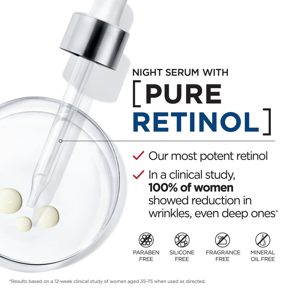 L'Oreal Paris Revitalift Pure Retinol Night Face Serum, 1 fl oz - view 4