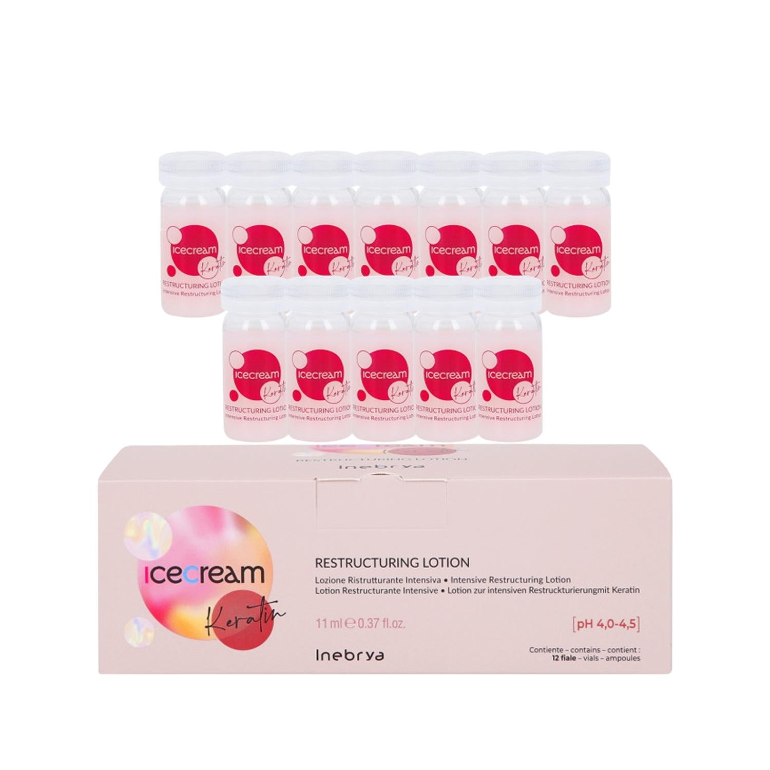 Inebrya Keratin Hair Serum for Damaged Hair - 12x11ml Packets | Repair & Restructure Hair Treatment Inebrya Keratin Hair Serum - Repair Damaged Hair Keratin Hair Serum, Hair Repair Treatment, Restructuring Hair Care, Inebrya Ice Cream Keratin, Hair Serum for Damaged Hair, Hair Care, Keratin-based Hair Products, Damaged Hair Repair, Hair Restructuring Serum, Hair Treatment, Hair Serum, Hair Repair, Hair Care Products, Hair Nourishment, Hair Strengthening