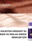 Wella Koleston Liquid Peroxide 9% - Oxidizing Cream for Hair Color | 10.1 fl oz