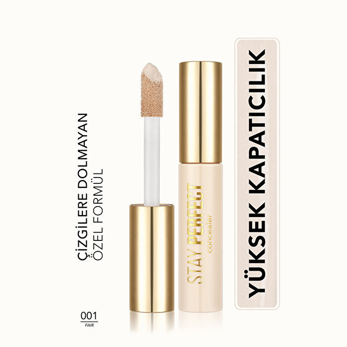 Flormar Stay Perfect Concealer 001 Fair - High Pigmentation | Liquid Formula - view 2