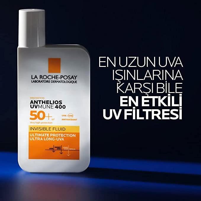 La Roche Posay Anthelios UVMUNE 400 Invisible Fluid Sunscreen SPF50+ 50ml - image 18