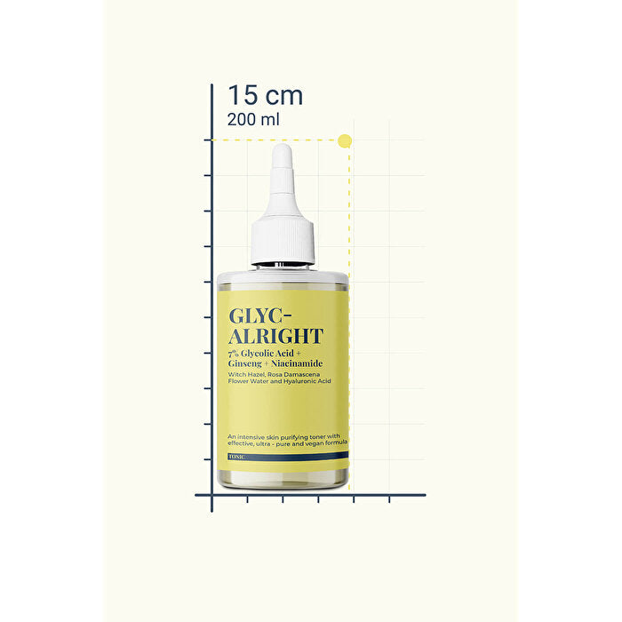 Glycolic Acid Probiotic Toner - 200ml | Vegan Formula