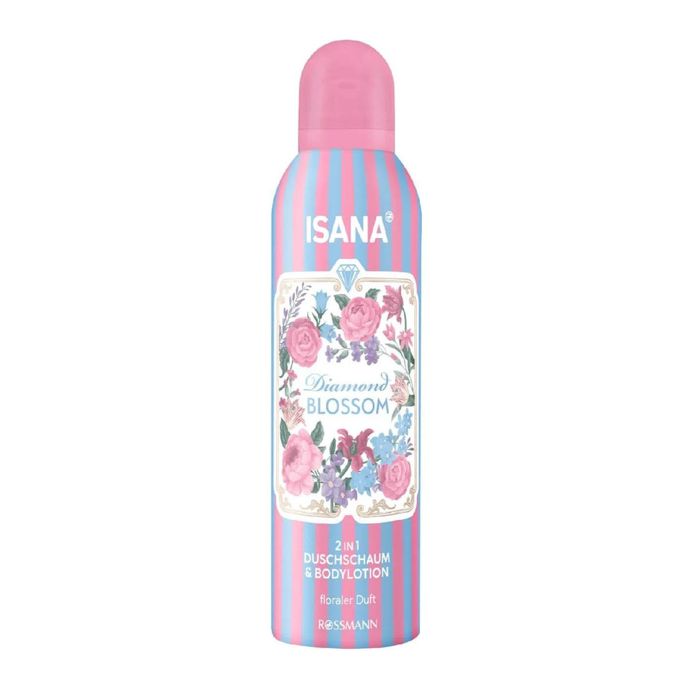 Isana Diamond Blossom Shower Foam & Body Lotion 200 ml