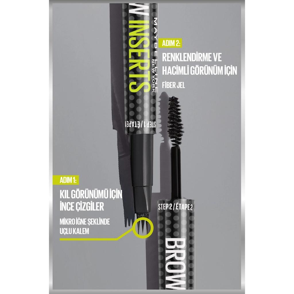 Maybelline New York Brow Insert Double-Ended Pencil 05 Deep Brown