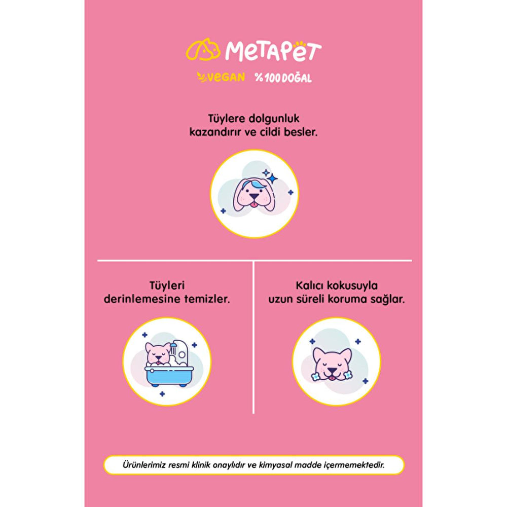 Metapet Natural Dog Shampoo for Sensitive Skin & Puppies - 8.45 fl oz, Organic, Chemical-Free, Clinically Approved - view 2