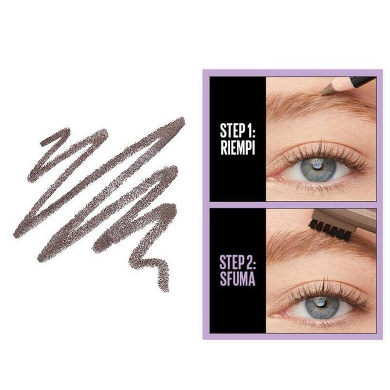 Maybelline Eyebrow Express Pencil Deep Brown - Long-Lasting Eyebrow Definition with Super Pigmented Formula - view 2