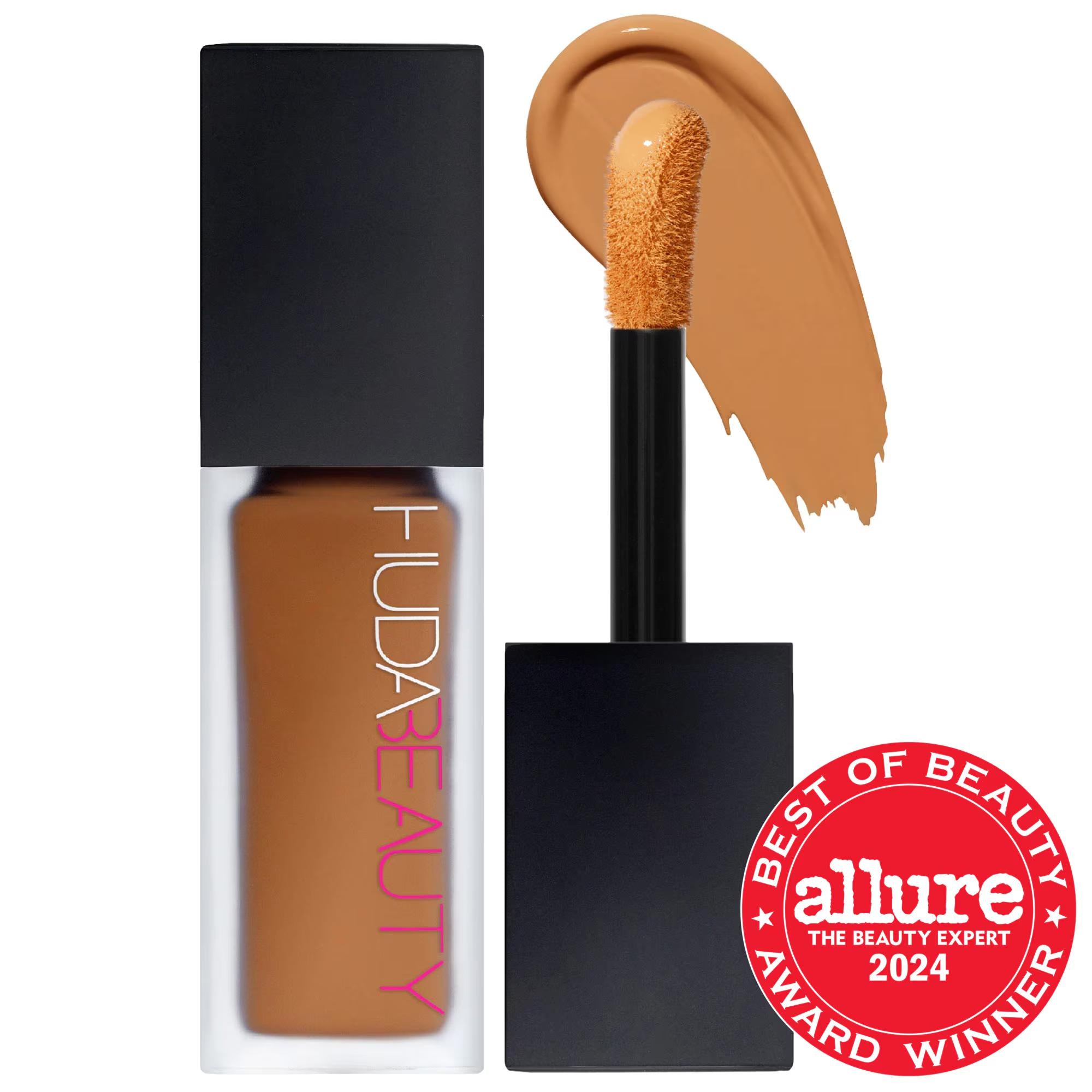 Huda Beauty #FauxFilter Waterproof Matte Concealer: Full Coverage, Long-Lasting, Vegan & Cruelty-Free - Brighten, Conceal & Perfect! Huda Beauty Waterproof Matte Concealer - Full Coverage & Lasting waterproof concealer, matte concealer, full coverage concealer, vegan concealer, cruelty-free concealer, non-comedogenic concealer, long-lasting concealer, concealer for oily skin, best full coverage concealer, fragrance free concealer, concealer, face makeup, makeup, blemishes, dark circles, imperfections, build