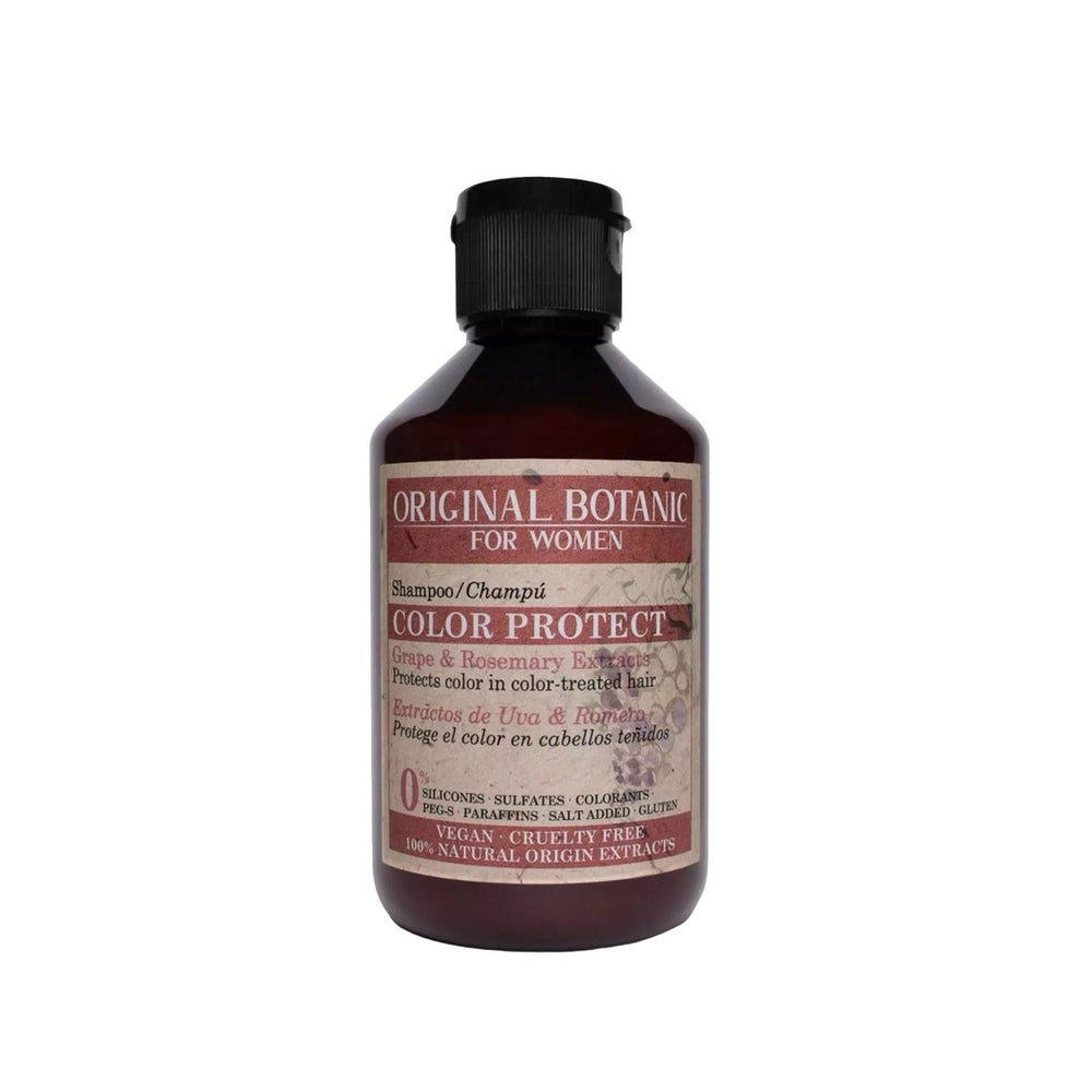 Original Botanic Vegan Shampoo for Color Protection - Color Protect, Cruelty-Free, 8.45 fl oz Original Botanic Vegan Color Protect Shampoo - 8.45 fl oz vegan shampoo, color protect shampoo, women's hair care, cruelty-free shampoo, Original Botanic shampoo, colored hair care, vegan hair care, gentle shampoo, color-treated hair, sulfate-free shampoo, plant-based beauty products