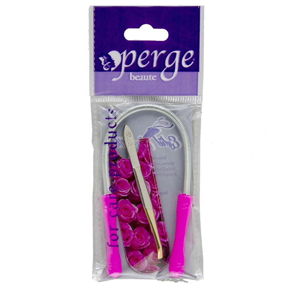 Perge Tweezer and Epilation Spring Set for Smooth Skin