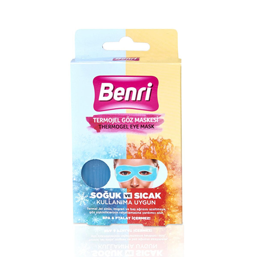 Benri Thermo Gel Eye Mask: Reusable Hot & Cold Compress for Puffy Eyes, Dark Circles & Dryness Relief Benri Thermo Gel Eye Mask: Puffy Eyes & Dark Circle Relief thermo gel eye mask, reusable eye mask, eye puffiness treatment, dark circles reducer, hot cold eye compress, eye dryness relief, gel eye mask for puffy eyes, reusable cooling eye mask, warm compress for dry eyes, eye mask, gel eye mask, hot compress, cold compress, puffy eyes, dark circles, dry eyes, eye fatigue, eye care, reusable, thermo gel, coo