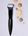 Mixup Professional 3D Kabuki Makeup Brush - Vegan, Cruelty-Free Foundation Brush for Liquid, Cream, and Powder - Foundation