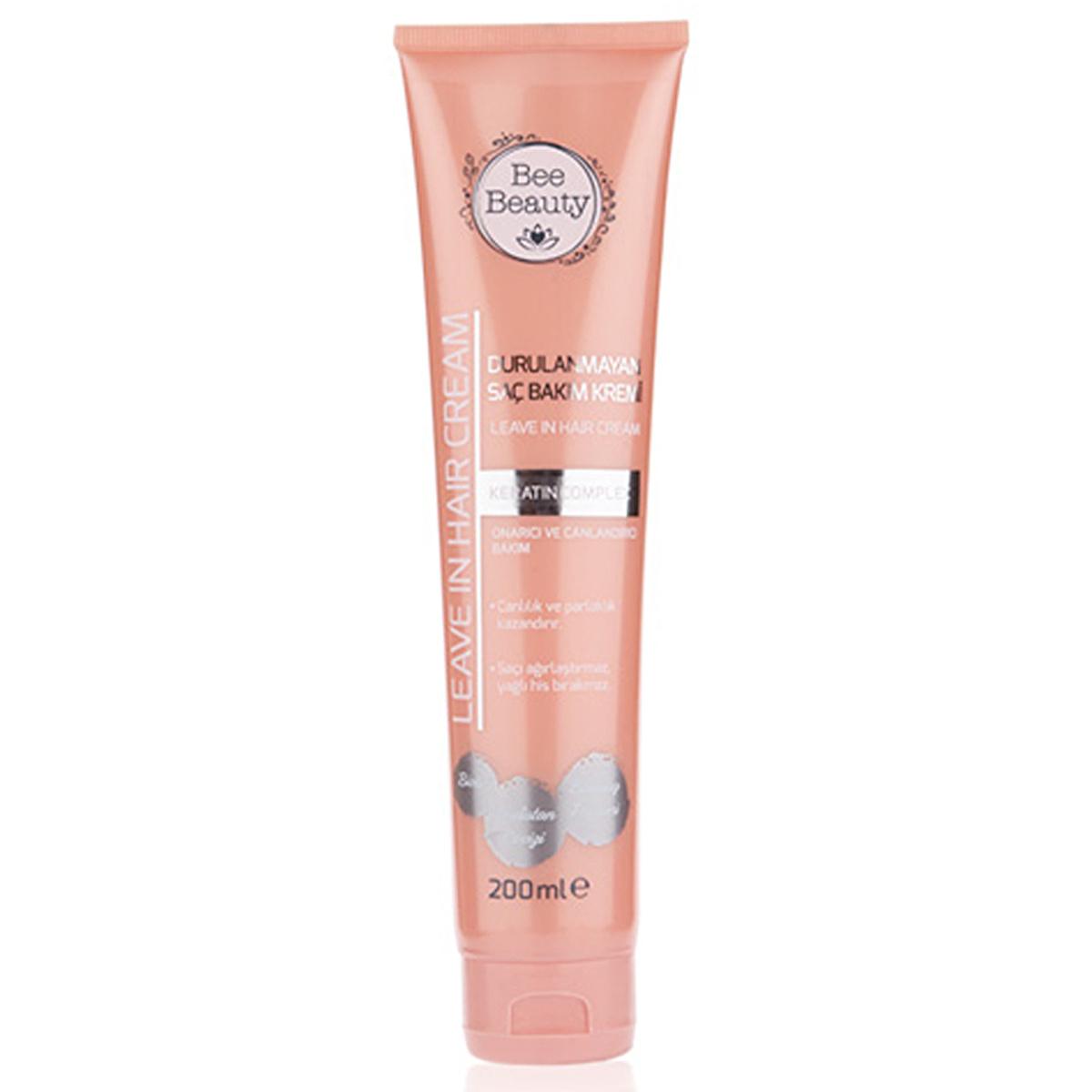 Bee Beauty Leave-In Hair Conditioner: Repair, Moisturize & Strengthen - Keratin, Biotin, Coconut Oil - Frizz Control & Damaged Hair Treatment Bee Beauty Leave-In Conditioner: Repair, Moisturize, Frizz Control leave-in hair conditioner, hair repair treatment, hair moisturizer, frizz control hair product, hair strengthening treatment, biotin hair care, coconut oil hair conditioner, damaged hair repair, hair smoothing serum, hair care, keratin treatment, wheat protein, coconut extract, hair hydration, hair nou