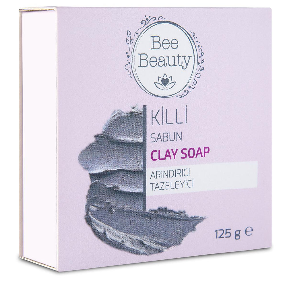Bee Beauty Natural Clay Soap for Blackhead Removal, Paraben-Free & Caustic Soda-Free, Nourishing Skin Care - 125g - view 2