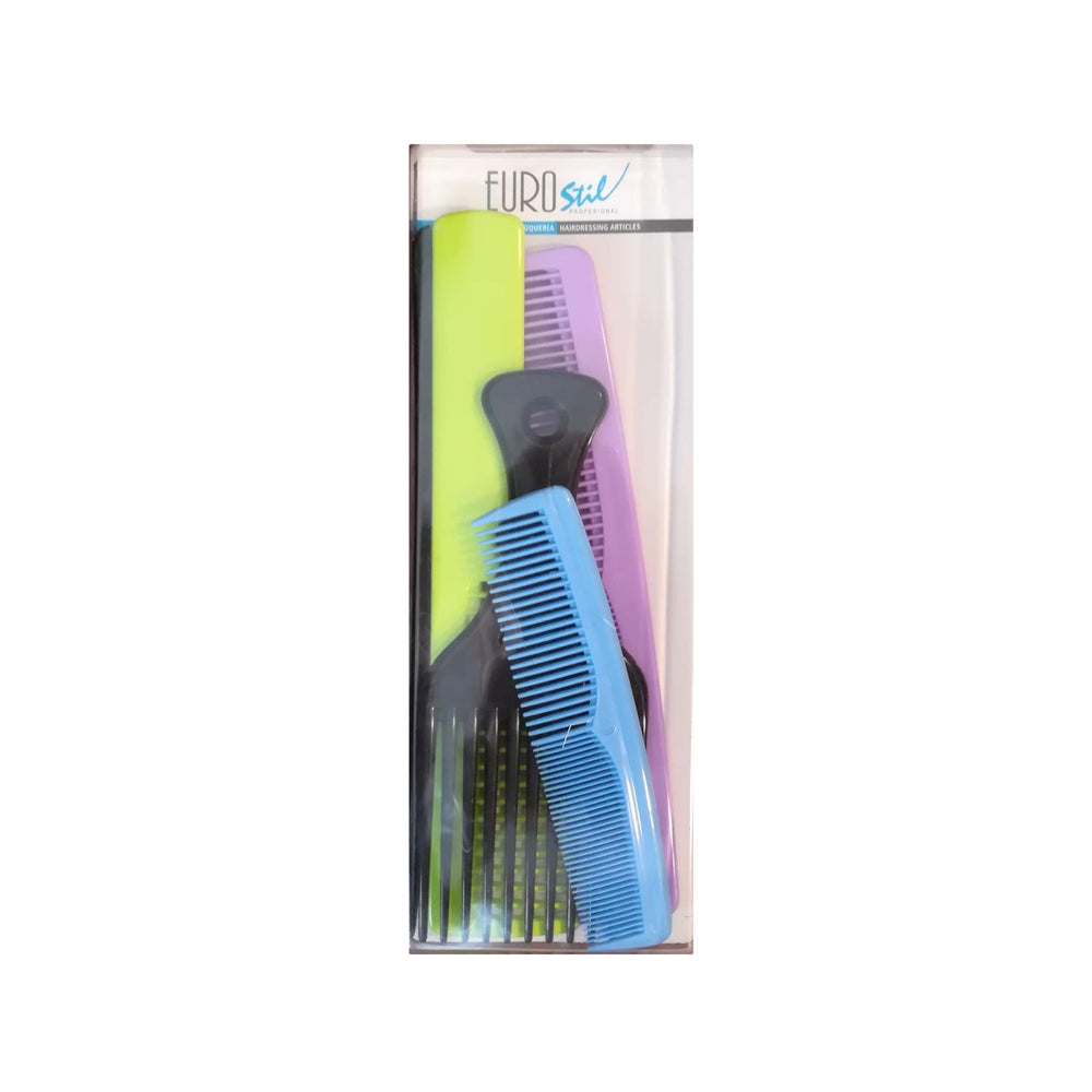 Eurostil Professional Tarak Seti 5022 Hair Comb Set for Stylists and Barbers Eurostil Tarak Seti 5022 Professional Hair Comb Set Professional hair comb set, Eurostil comb set, Tarak Seti 5022, Hair styling tools, Barber combs, Hair care tools, Professional grooming, Hairstylist essentials, Barber essentials, Hair detangling, Precision styling