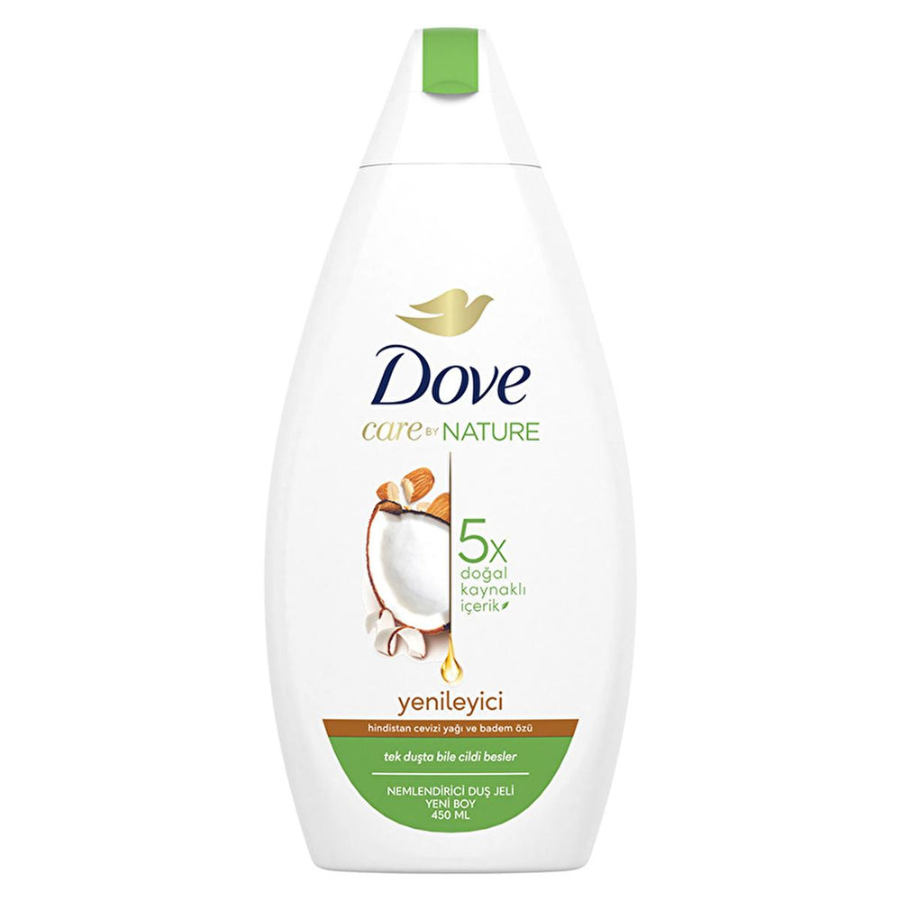 Dove Moisturizing Shower Gel with Coconut Oil & Almond Extract - Nourishing & Hydrating Body Wash, 15.22 fl oz - view 4