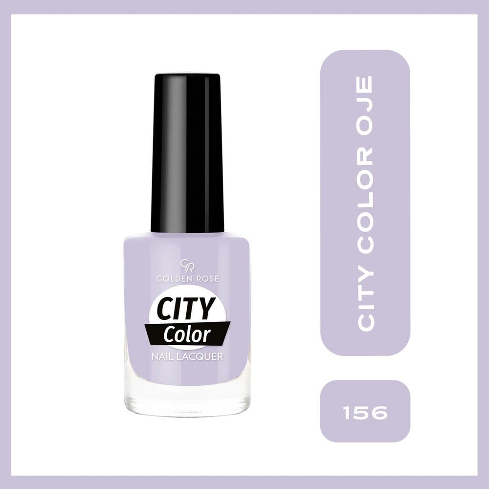 Golden Rose City Color Nail Lacquer 156 High-Shine Polish
