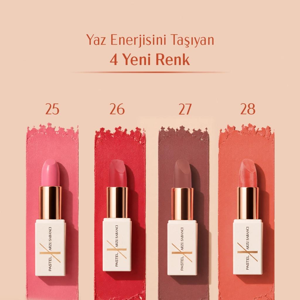 Pastel x Arzu Sabanci Shiny Moisturizing Lipstick 28