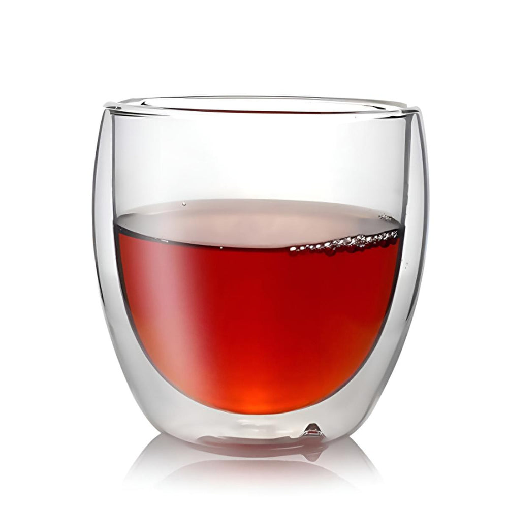 Lia Double-Walled Glass, 2.37 fl oz - Insulated Cup for Hot & Cold Drinks Lia Insulated Glass Cup - 2.37 fl oz double-walled glass, insulated cup, borosilicate glassware, temperature control, reusable cup, eco-friendly, sustainable, coffee lovers, tea enthusiasts, gift ideas, insulated drinkware, thermal shock resistant, durable glassware, compact cup, small serving cup