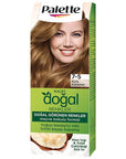 Palette Natural Hair Dye - Light Caramel (Açık Karamel) Permanent Hair Color for Natural Look Palette Light Caramel Hair Dye - Natural & Long-Lasting Hair dye, Natural hair color, Permanent hair color, Palette hair dye, Light Caramel hair color, Açık Karamel, Natural ingredients, Long-lasting hair color, Hair care, Hair coloring, Chemical-free hair dye, Palette natural hair dye, Hair color shade, Caramel hair color