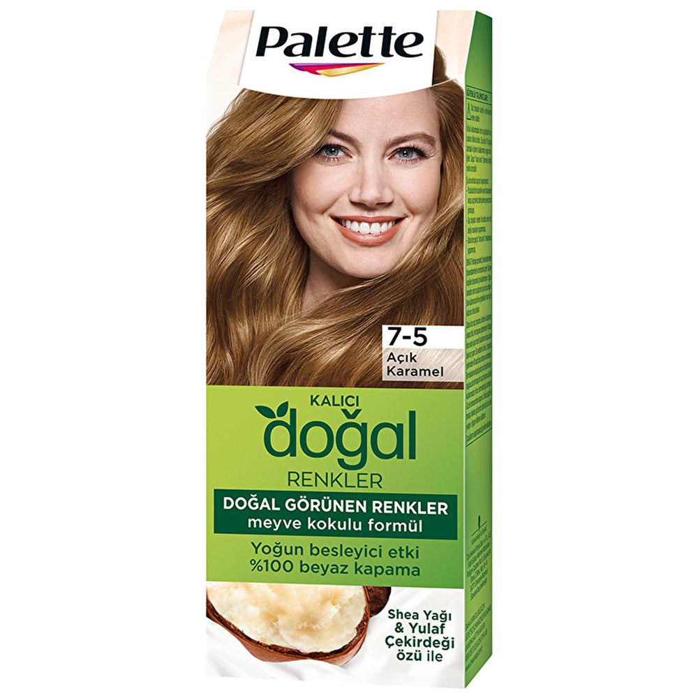 Palette Natural Hair Dye - Light Caramel (Açık Karamel) Permanent Hair Color for Natural Look - view 6
