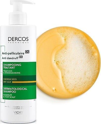 Vichy Dercos Anti-Dandruff Shampoo for Dry Hair - 390ml - Salicylic Acid, Hypoallergenic - Dandruff &amp; Itchy Scalp Relief - image 12