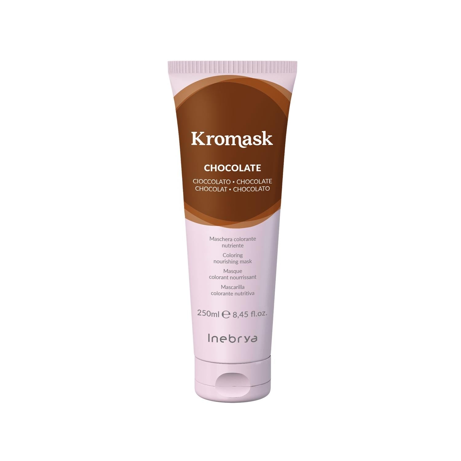 Inebrya Chocolate Hair Care Mask - Nourishing, Color Toning, 8.45 fl oz Inebrya Chocolate Hair Mask - Nourishing & Color Toning hair mask, color toning hair care, nourishing hair mask, chocolate hair care, post-color hair treatment, hair care, colored hair, hair nourishment, color vibrancy, luxurious hair experience, antioxidant hair benefits