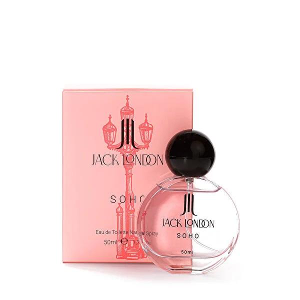 Jack London Soho: Exquisite Women's EDT - Floral Fragrance with Lilac, Iris & Powdery Musk - Romantic & Feminine, 50 ml Jack London Soho EDT: Floral Perfume with Powdery Musk Jack London Soho EDT, Women's floral fragrance, Powdery perfume, Lilac iris perfume, Orange blossom pink pepper perfume, Musk rice base notes, 50 ml EDT for women, Feminine fragrance, Everyday perfume, Romantic scent, EDT, Eau de Toilette, Floral scent, Women's perfume, Lilac fragrance, Iris fragrance, Musk fragrance, Powdery fragrance