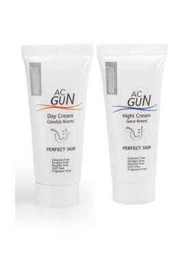 dermoskin acnegun night cream, dermoskin acnegun day cream, dermoskin acnegun cream set packaging Dermoskin Acnegun Cream Set - Night & Day Moisturizers Dermoskin Acnegun Cream Set - For Oily Skin dermoskin, acnegun, night-cream, day-cream, oily-skin, moisturizer, teenagers, adults, skincare, ai-generated