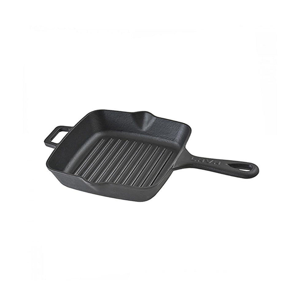 LAVA Cast Iron Grill Pan - 8-Inch Square Enameled Skillet for Stovetop Oven Use - Authentic Sear & Grill Marks, Even Heating, Easy Clean LAVA Cast Iron Grill Pan: Authentic Grill Flavor Indoors Cast iron grill pan, Square grill pan, Enameled cast iron pan, Stovetop grill pan, Oven safe grill pan, Indoor grill pan, Small grill pan, LAVA grill pan, 20 cm grill pan, Cast iron skillet grill, Grill pan, Cast iron pan, Enameled pan, Stovetop pan, Oven safe pan, Indoor pan, Small pan, LAVA pan, 20 cm pan, Skillet 