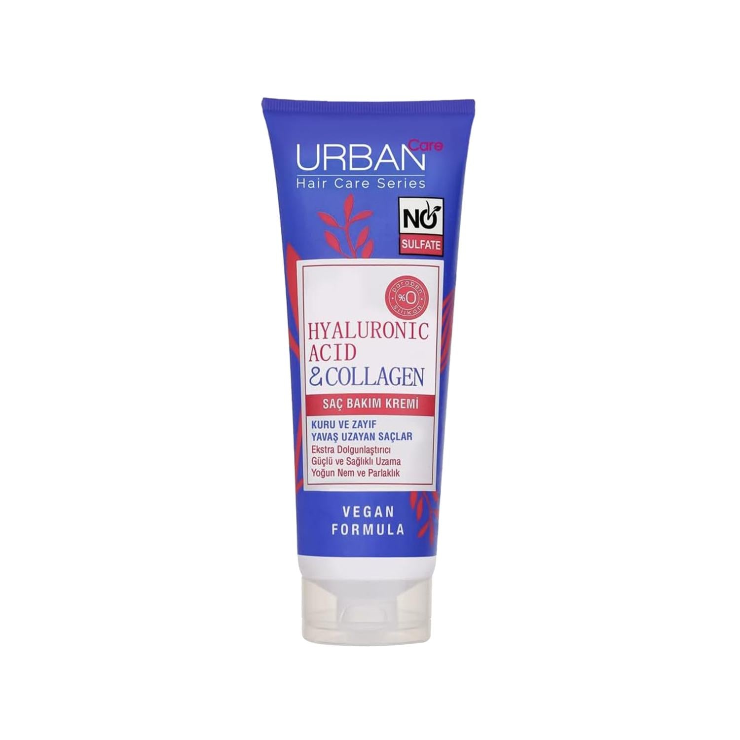 URBAN Care Sulfate-Free Hair Care Cream with Hyaluronic Acid & Collagen - Nourishes Dry & Lifeless Hair URBAN Care Sulfate-Free Hair Cream - Nourishes Dry Hair sulfate-free hair cream, hyaluronic acid hair care, collagen hair treatment, dry hair nourishment, URBAN Care hair products, hair care, sulfate-free, nourishing hair cream, dry hair solution, hair moisturization, collagen for hair, hyaluronic acid benefits