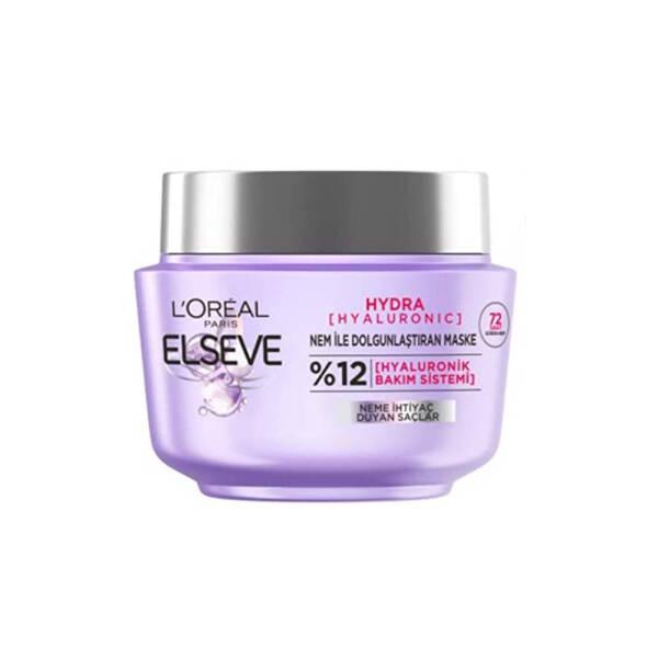 Loreal Elseve Hydra Hyaluronic Acid Hair Mask: 72-Hour Hydration & Plumping for Dry Hair, Volumizing, Lightweight 300ml - image 5