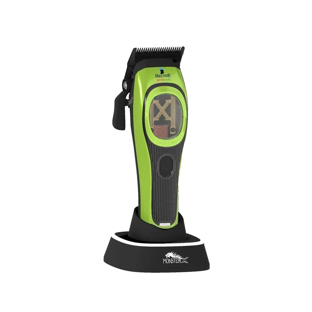 Hector MonsterX Professional Hair Clipper - Green, Efficient & Affordable Cutting Tool for Personal Grooming Hector MonsterX Hair Clipper - Professional Cutting Tool hair clipper, professional hair cutting tool, MonsterX hair clipper, green hair clipper, Hector hair clipper, personal grooming tool, efficient hair cutting, grooming essentials, men's grooming, barber tools, salon equipment, hair cutting machine, green grooming tool