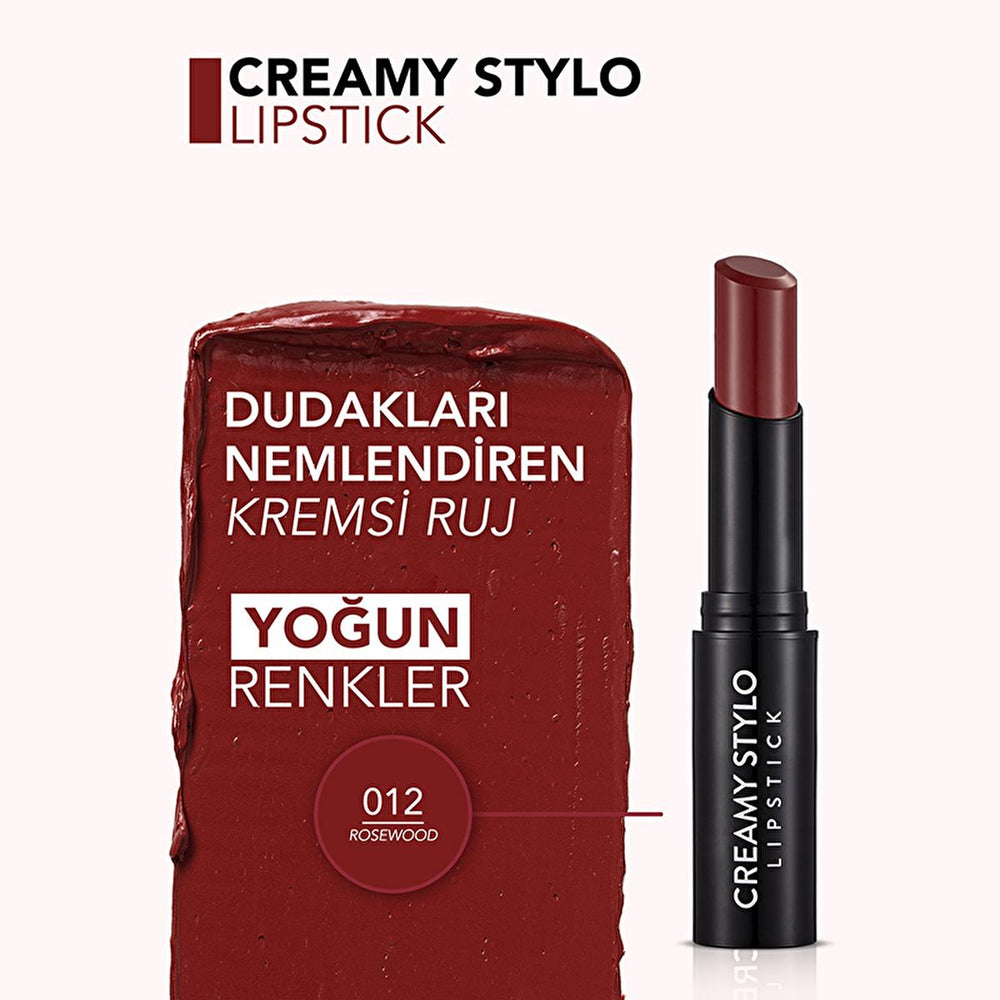 Flormar Creamy Stylo Lipstick - Moisturizing, High Pigment, Semi-Glossy Finish - Flormar Creamy Stylo - Lipstick