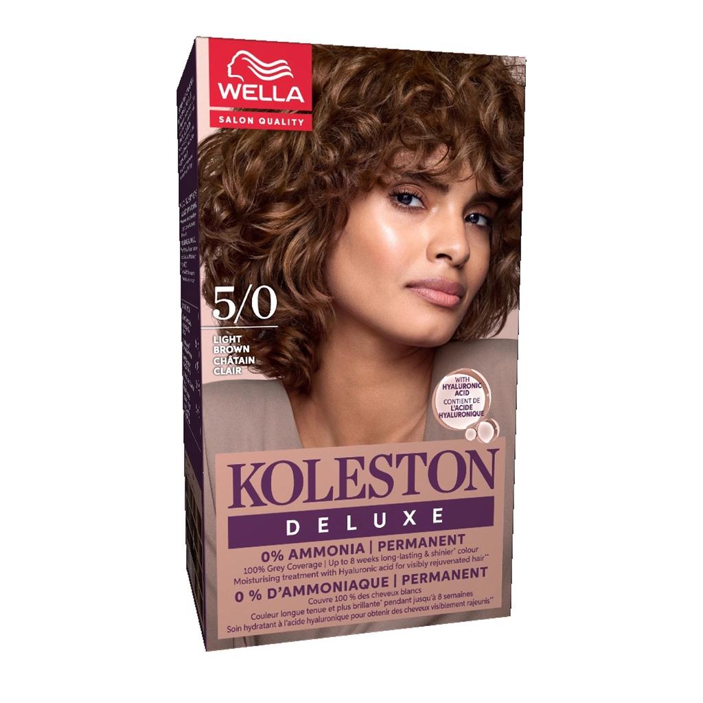 Wella Koleston Deluxe Ammonia-Free Hair Dye 5/0 Light Brown