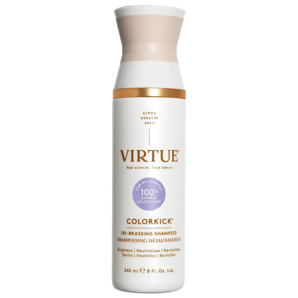 ColorKick Debrassing Blue Purple Shampoo: Tone, Brighten & Neutralize Brassiness - Sulfate-Free, Vegan for Blonde, Gray, Color Treated Hair ColorKick Purple Shampoo: Tone Blonde & Gray Hair. Sulfate-Free! purple shampoo, debrassing shampoo, sulfate-free purple shampoo, toning shampoo, natural purple shampoo, brassiness treatment, color treated hair shampoo, vegan purple shampoo, shampoo for blonde hair, shampoo for gray hair, purple shampoo for blonde hair, purple shampoo for gray hair, sulfate free shampoo