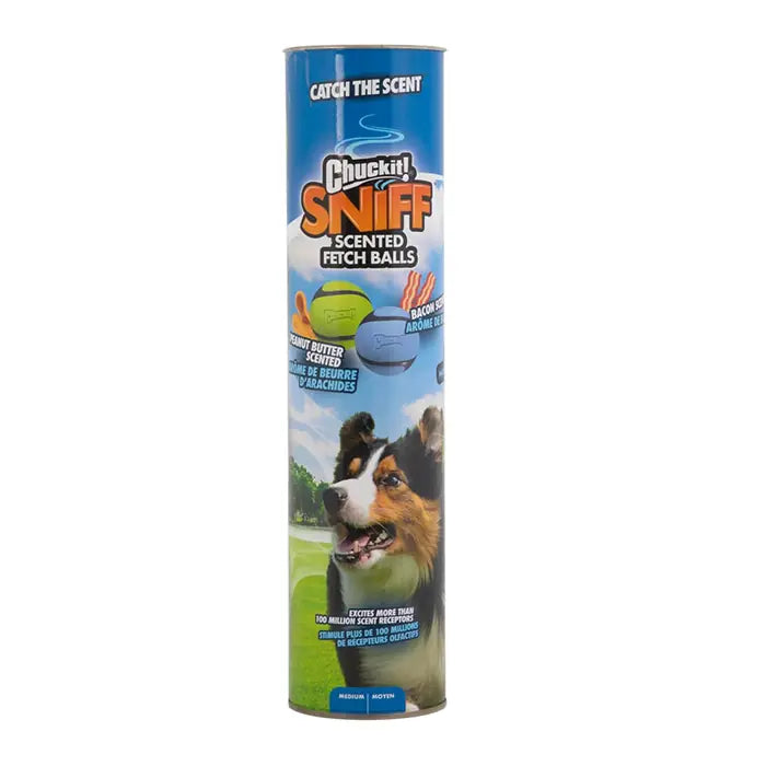 Chuckit Sniff Fetch Scented Dog Ball Set 4-Pack