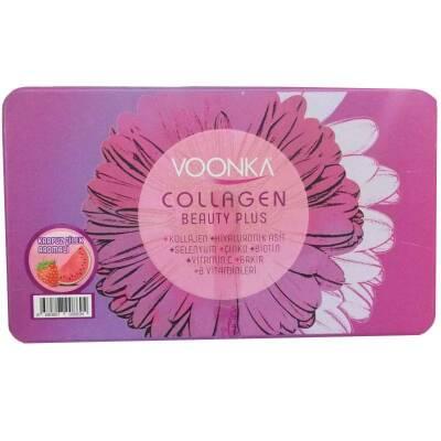 Voonka Collagen Beauty Plus: Anti-Aging Collagen Supplement for Radiant Skin, Strong Hair & Nails - Hyaluronic Acid, Biotin, Zinc, Selenium - Watermelon Strawberry Flavor Voonka Collagen Supplement: Radiant Skin, Hair & Nails collagen supplement, hyaluronic acid supplement, skin hair nail vitamins, collagen beauty plus, selenium zinc biotin supplement, anti-aging supplement, collagen powder drink, watermelon strawberry collagen, skin elasticity supplement, hair growth vitamins, collagen, hyaluronic acid, se