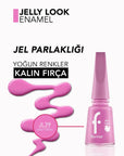 Flormar Jelly Look High-Shine Nail Polish JL39 Sweet Orchid 11ml