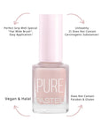 Pastel Pure Vegan Nail Polish - Cruelty-Free, Non-Toxic, Long-Lasting Color - 0.44 fl oz