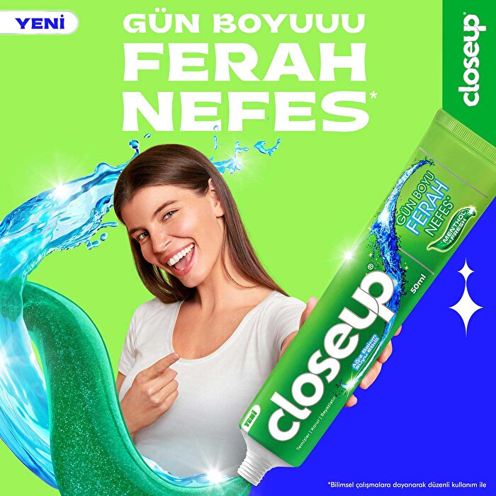 Closeup Toothpaste Menthol Fresh 50ml - Active Zinc Technology | Gel Formula - view 3