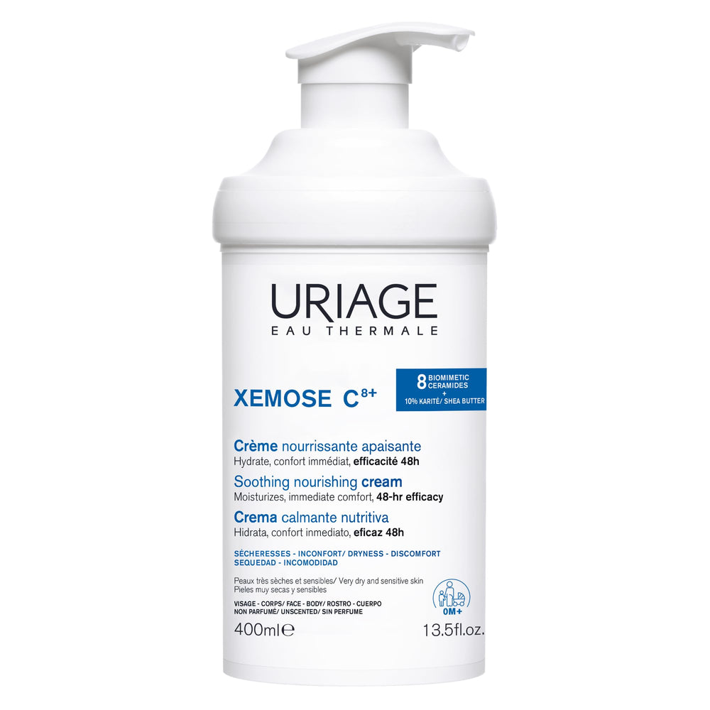 Uriage Uriage Xemose Lipid Replenishing Cream 400ml - Moisturizing Cream for Dry Skin, Hydrating Face & Body Cream for B