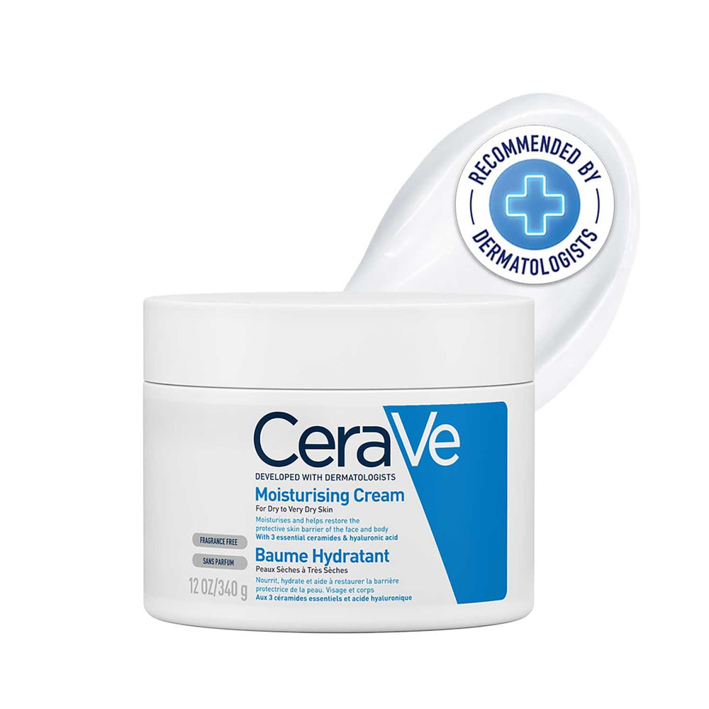 CeraVe Moisturizing Cream | Body and Face Moisturizer for Dry to Very Dry Skin | Body Cream with Hyaluronic Acid and Ceramides | Normal | Fragrance Free | 19 Oz | Packages May Vary - image 12