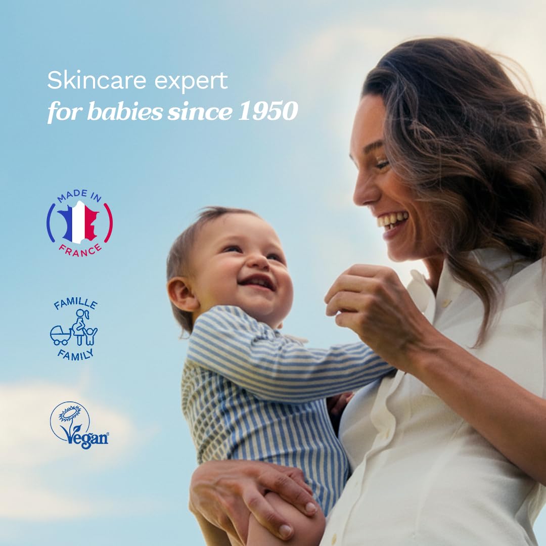 Mustela Nourishing Cleansing Gel with Cold Cream for Newborns &amp; Dry Skin - Gentle, Natural Baby Care