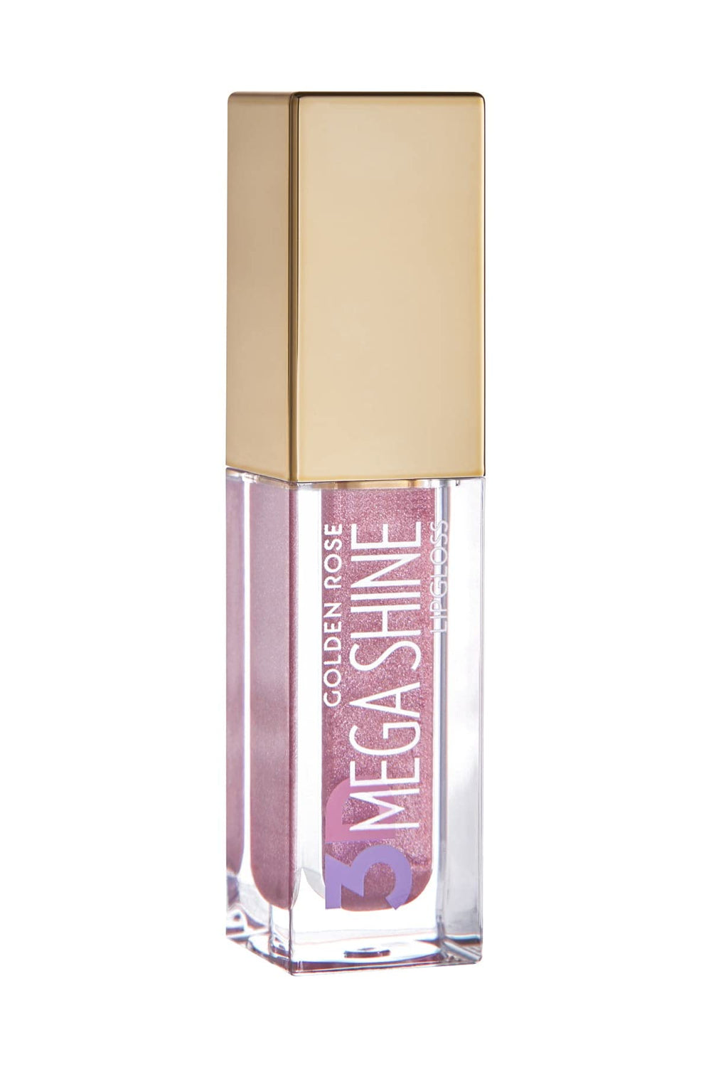 Golden Rose 3D Mega Shine Lip Gloss No. 121 Sparkle - Ultra Shiny, Lightweight Lip Gloss for Fuller Lips