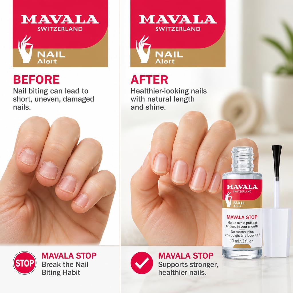 Mavala Nail Care - Lightening Nail Scrub for Smooth, Shiny Nails - 15ml, Nail Care Product