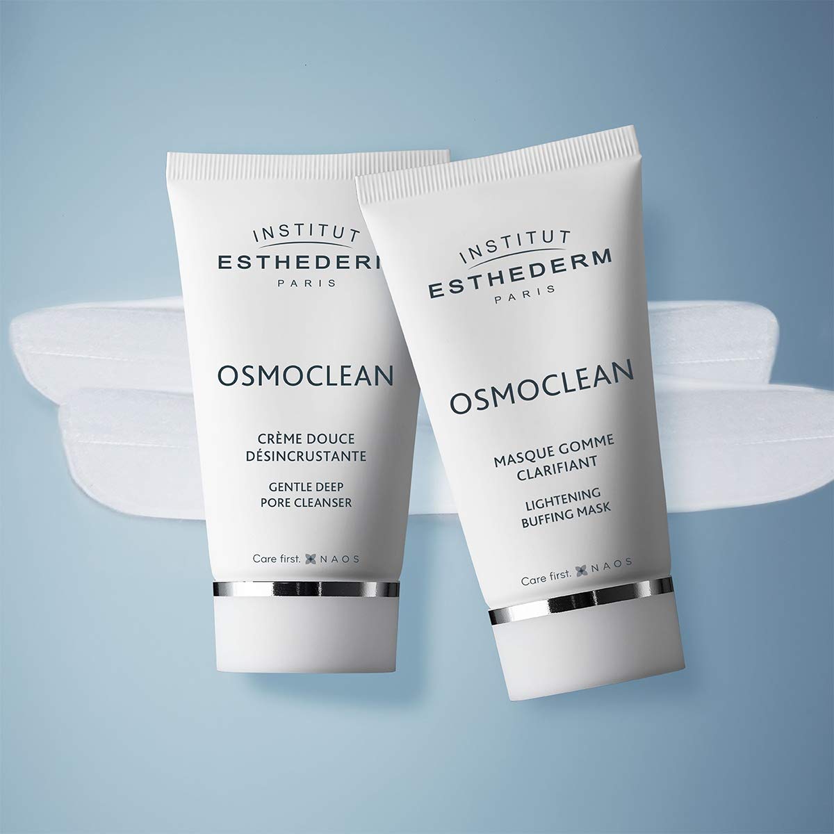 Esthederm Osmoclean Lightening Buffing Mask - Gentle Exfoliating &amp; Brightening Skincare for Radiant Complexion