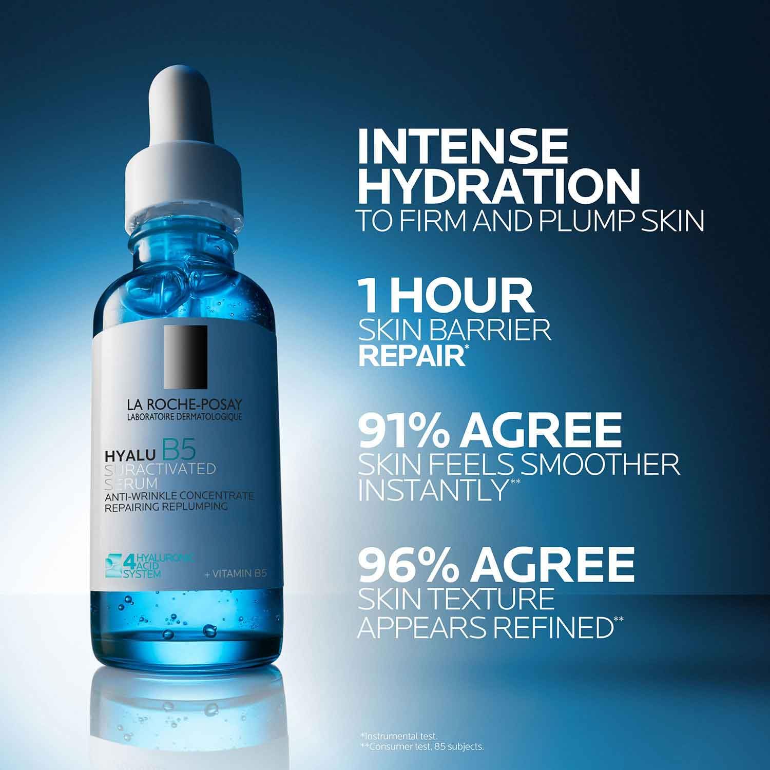 La Roche Posay Hyalu B5 Anti-Aging Serum - Hydrating, Plumping, and Anti-Wrinkle Treatment for All Skin Types
