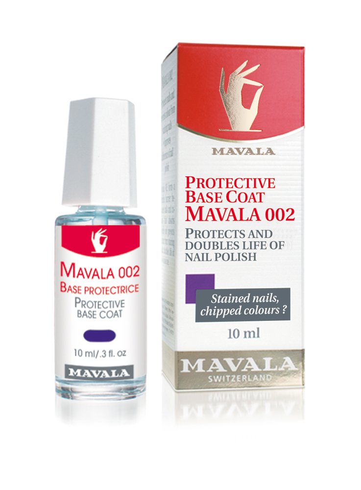 Mavala 002 Nail Protective Base Coat 10ml - Extend Nail Polish Life &amp; Protect Nails