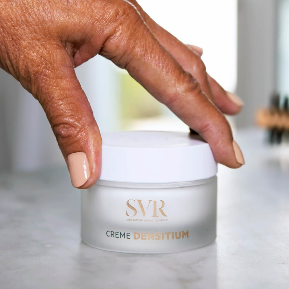 SVR Densitium Anti-Aging Face Cream - Hydrating, Wrinkle Reduction & Skin Discoloration Treatment with Hyaluronic Acid &