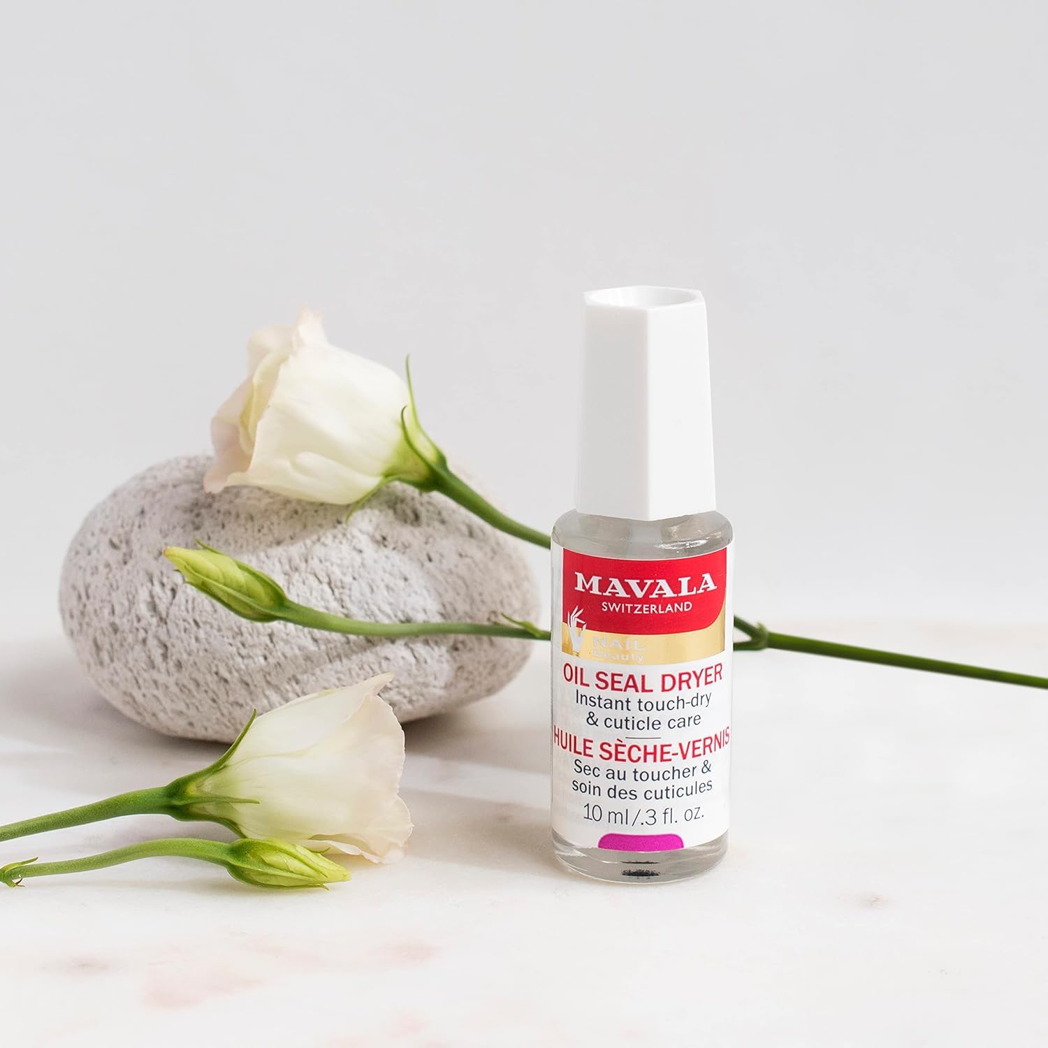 Mavala Nail Care Oil - Quick Dry Nail Polish &amp; Moisturizing Cuticle Oil for Dry Nails - 10ml